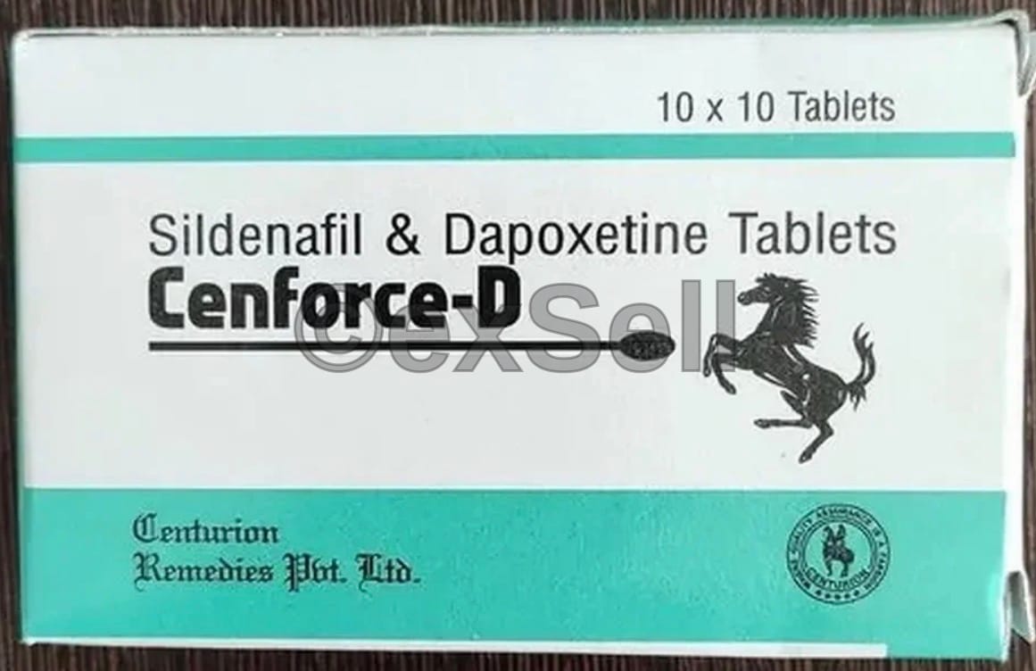 Cenforce D Tablet 100mg+ 60mg Tablet – Sildenafil (100mg) & Dapoxetine (60mg)