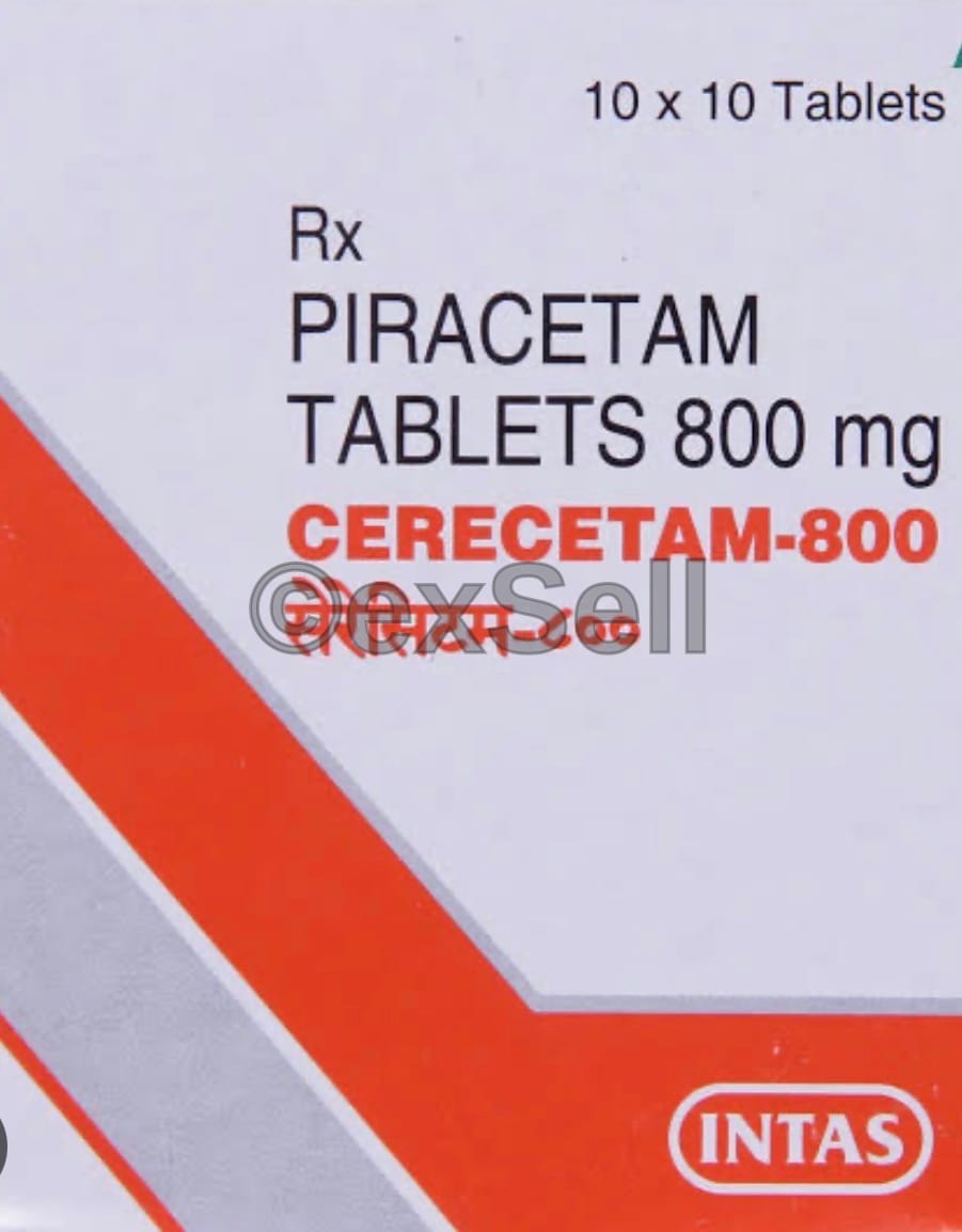 Cerecetam 800mg Tablet 800mg Tablet – Piracetam (800mg)