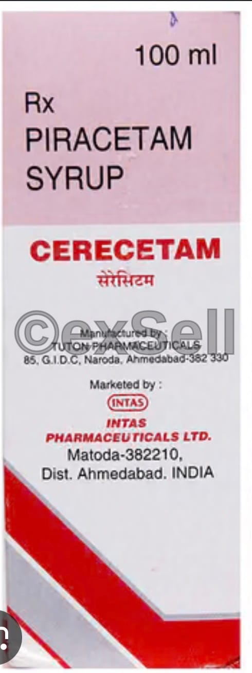 Cerecetam Syrup 500mg/5ml Syrup – Piracetam (500mg/5ml)