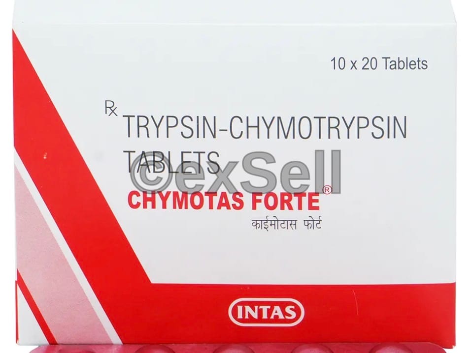 Chymotas Forte Tablet 100000IU Tablet – Trypsin Chymotrypsin (100000IU)