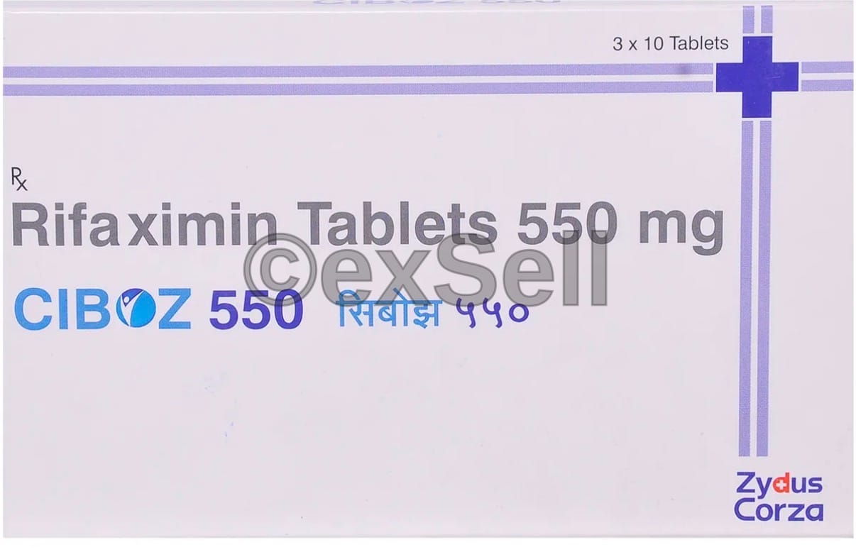 Ciboz 550mg Tablet 550mg Tablet – Rifaximin (550mg)