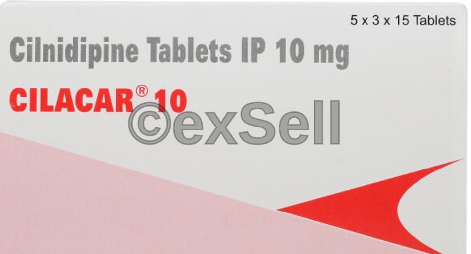 Cilacar 10mg Tablet 10mg Tablet – Cilnidipine (10mg)