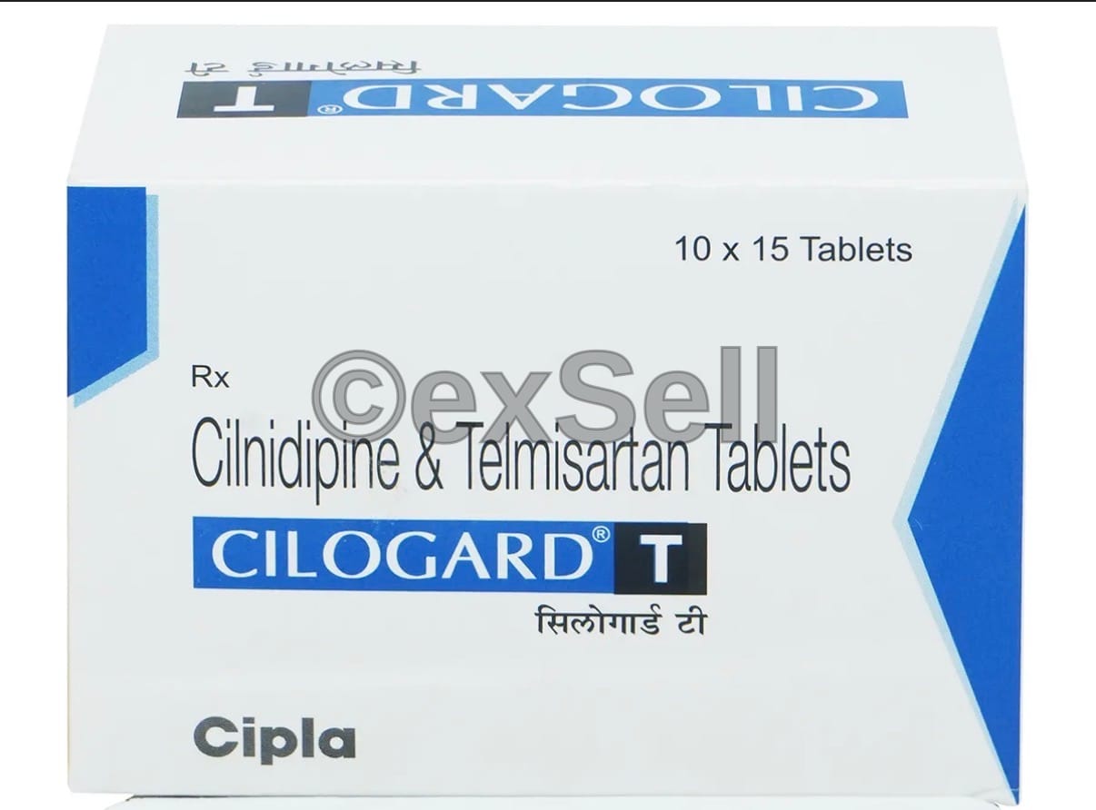Cilogard T 10mg/40mg Tablet Combination Tablet – Cilnidipine (10mg) + Telmisartan (40mg)