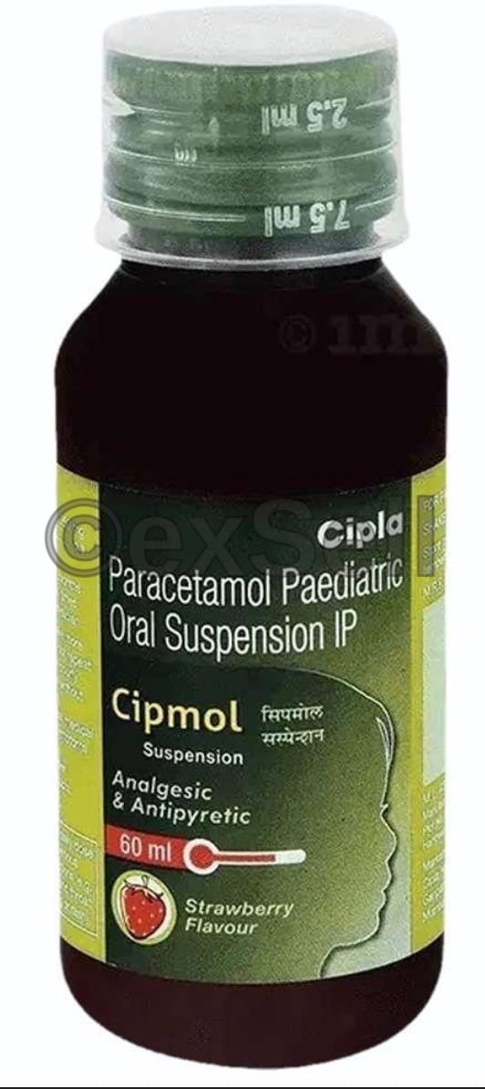 Cipmol Oral Suspension 250 mg Oral Suspension – Paracetamol (250mg/5ml)