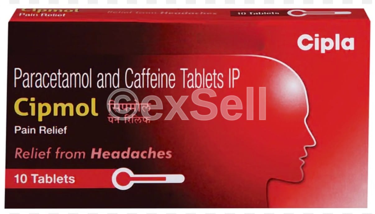 Cipmol Pain Relief Tablet Combination Tablet – Caffeine (50mg) + Paracetamol (650mg)
