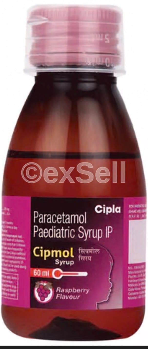Cipmol Syrup 125 mg Syrup – Paracetamol (125mg/5ml)