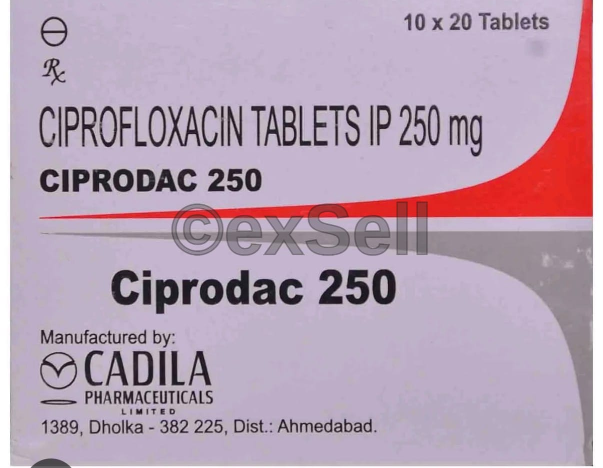 Ciprodac 250 mg Tablet 250mg Tablet – Ciprofloxacin (250mg)
