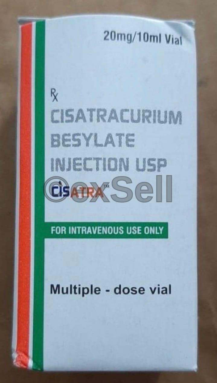 Cisatra 20mg 20mg/10ml Vial – Cisatracurium (20mg/10ml)