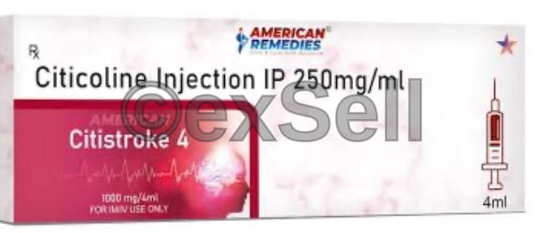 Citistroke 4mg Injection 4mg Ampoules – Citicoline (4mg)