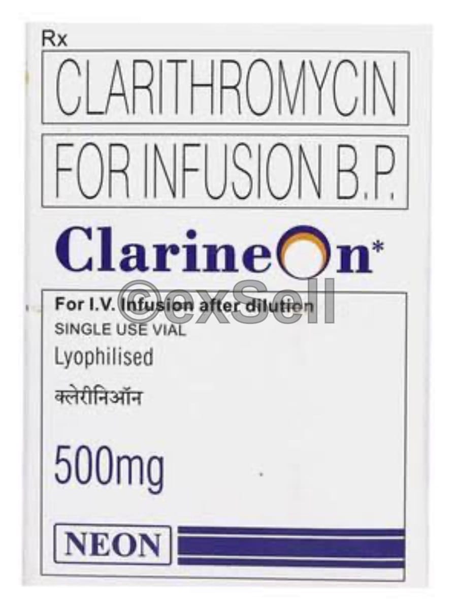 Clarineon 500mg Injection 500mg Injection – Clarithromycin (500mg)