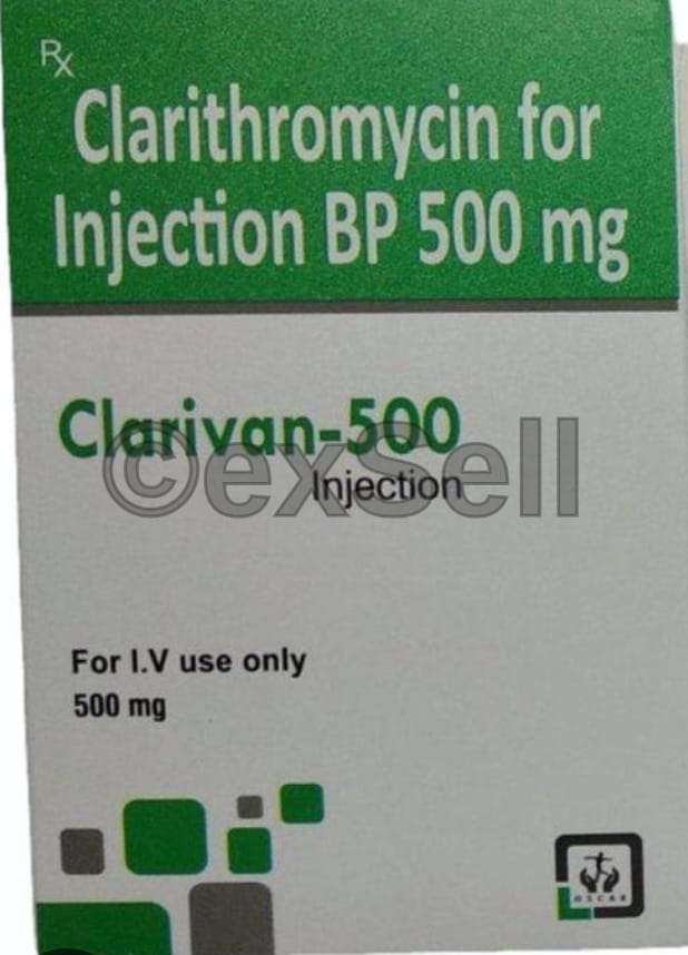 Clariven 500mg Injection 500mg Vial – Clarithromycin (500mg)