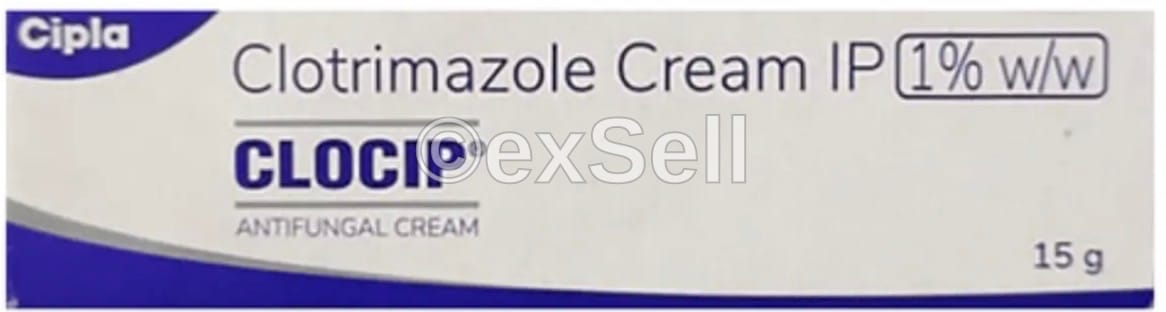 Clocip Clotrimazole Cream 1% Cream – Clotrimazole IP (1%), Benzyl alcohol IP (1%)