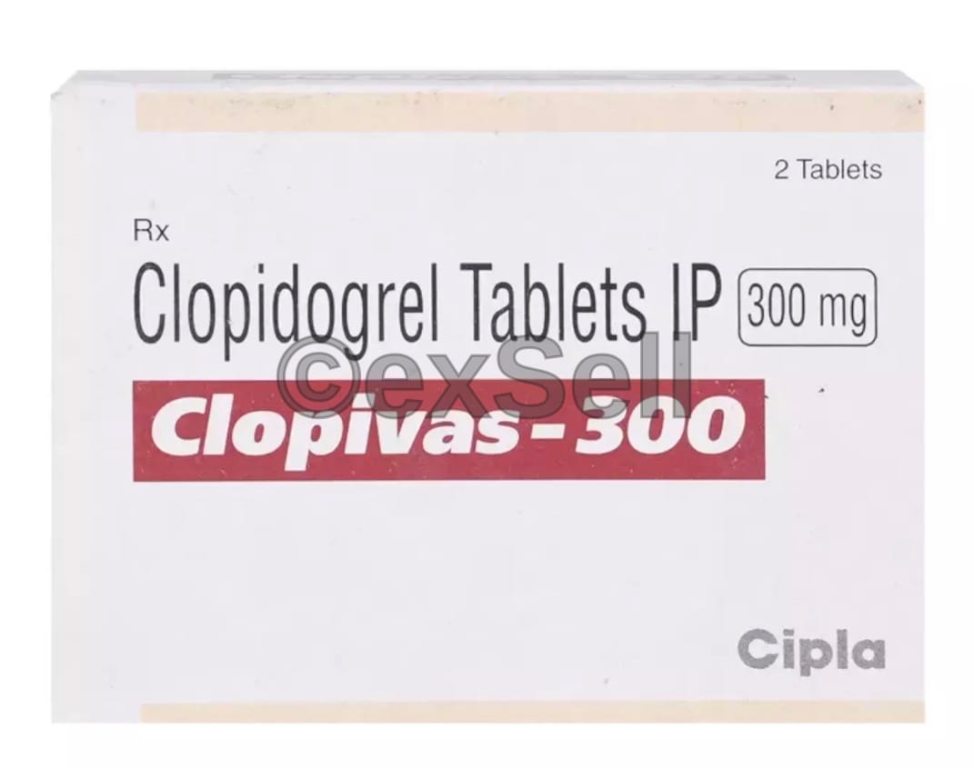 Clopivas 300mg Tablet 300mg Tablet – Clopidogrel (300mg)