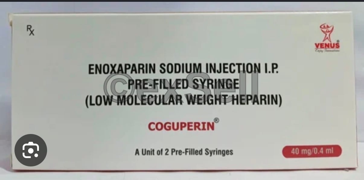 Coguperin 40mg Injection 40mg Prefilled syringe – Enoxaparin (40mg)