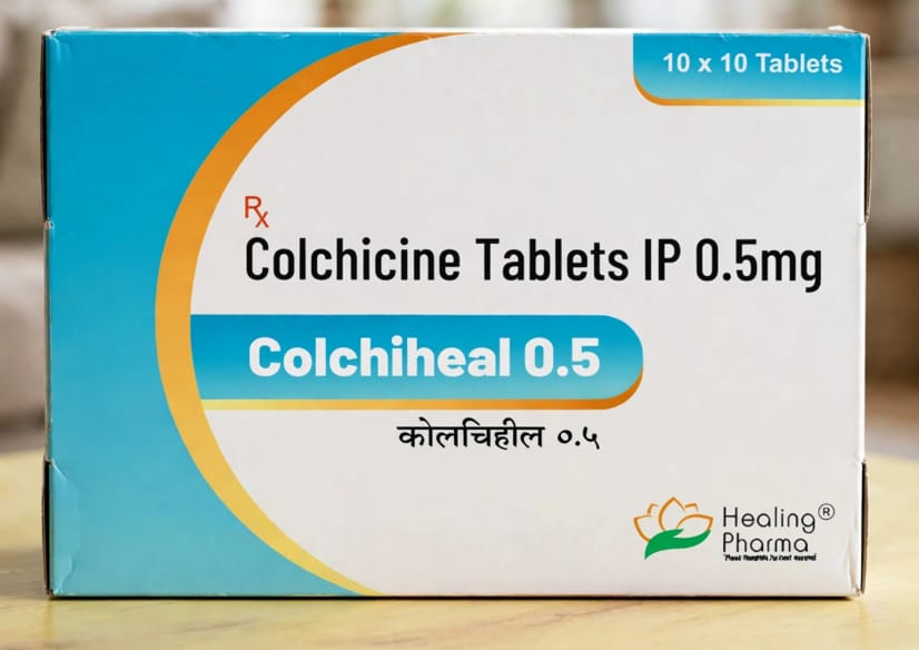 Colchiheal 0.5mg Tablet 0.5mg Tablet – Colchicine 0.5mg