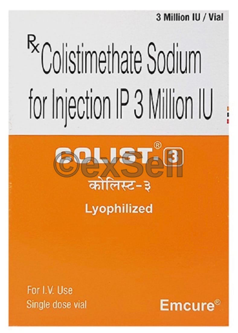 Colist 3IU Injection 3 IU Injection – Colistimethate Sodium (3Million IU)