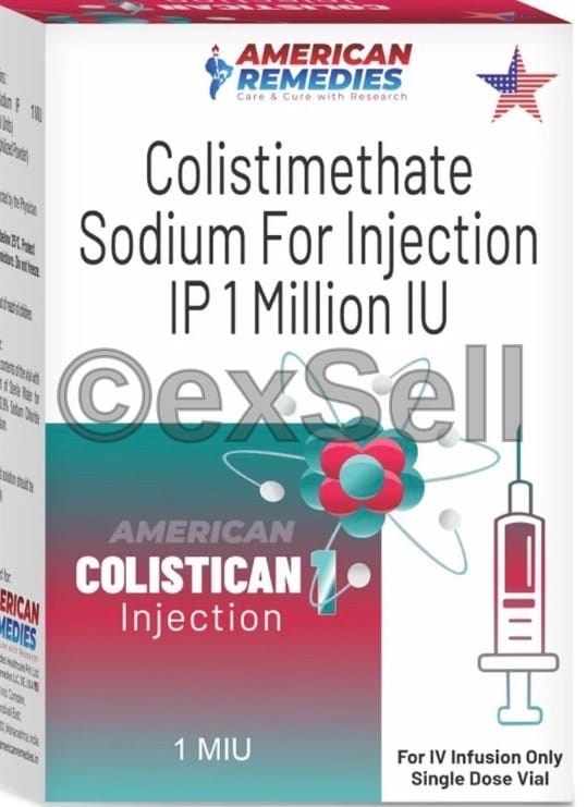 Colistican 1 MIU 1 MIU Injection – Colistimethate Sodium 1 MIU