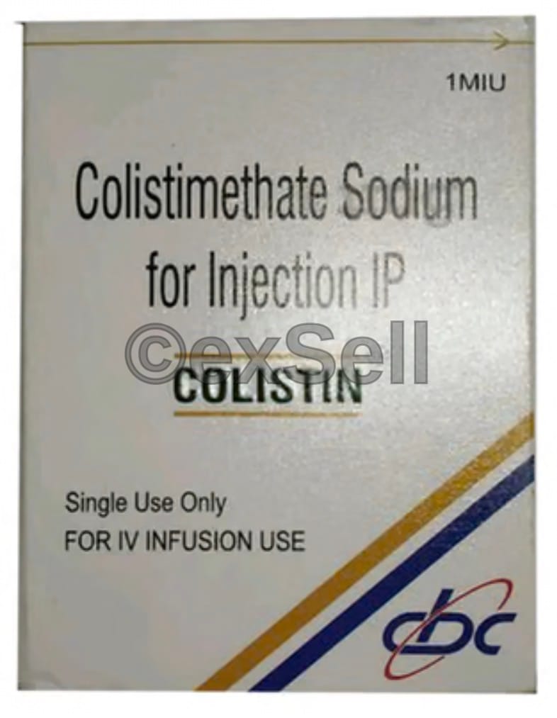 Colistin Injection 1Million IU Vial – Colistimethate Sodium (1Million IU)