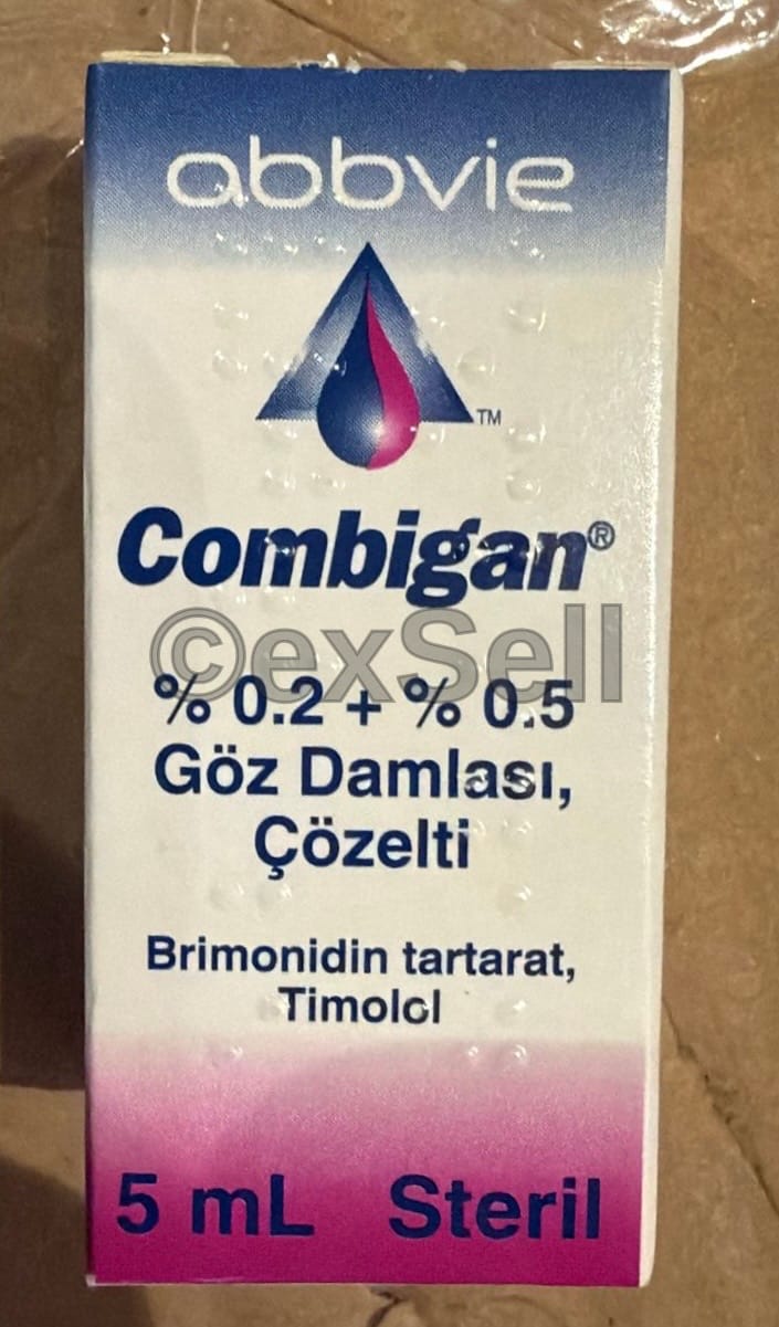Combigan Ophthalmic Solution 5mg/ml) + (2mg/ml) Ophthalmic Solution – Timolol (5mg/ml) + Brimonidine (2mg/ml)