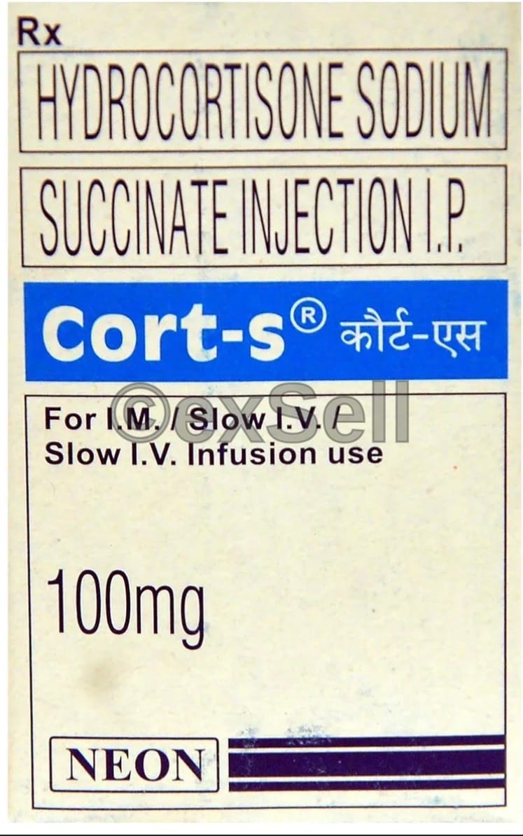 Cort S 100mg Injection 100mg Vial – Hydrocortisone (100mg)