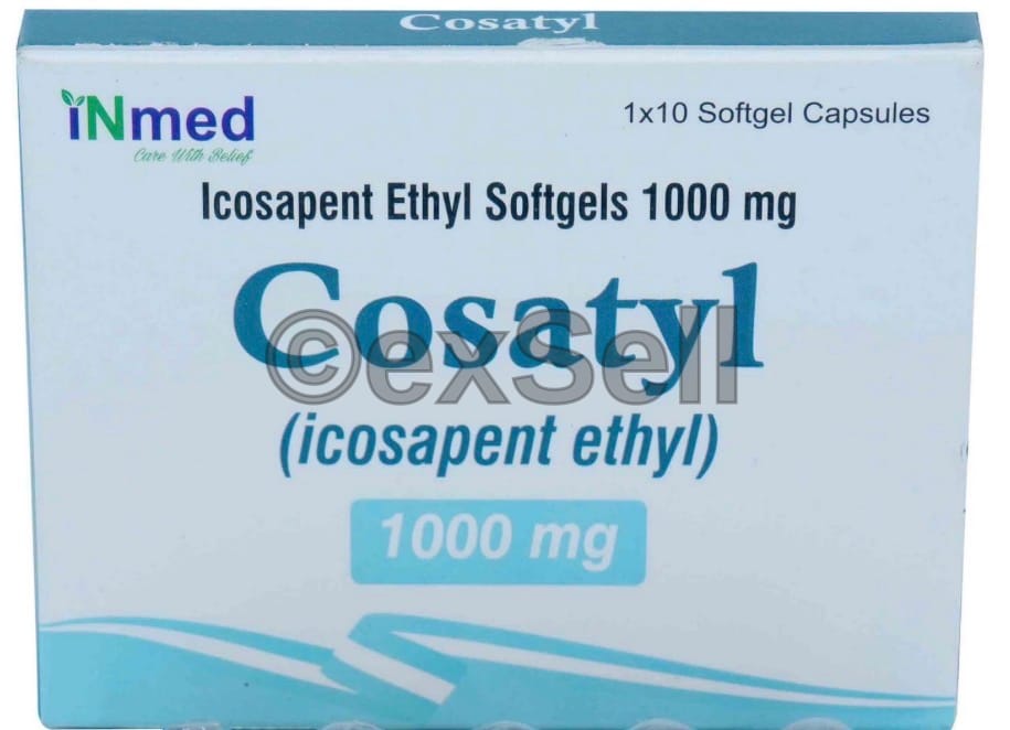 Cosatyl 1000mg Tablets – Icosapent Ethyl 1000 mg