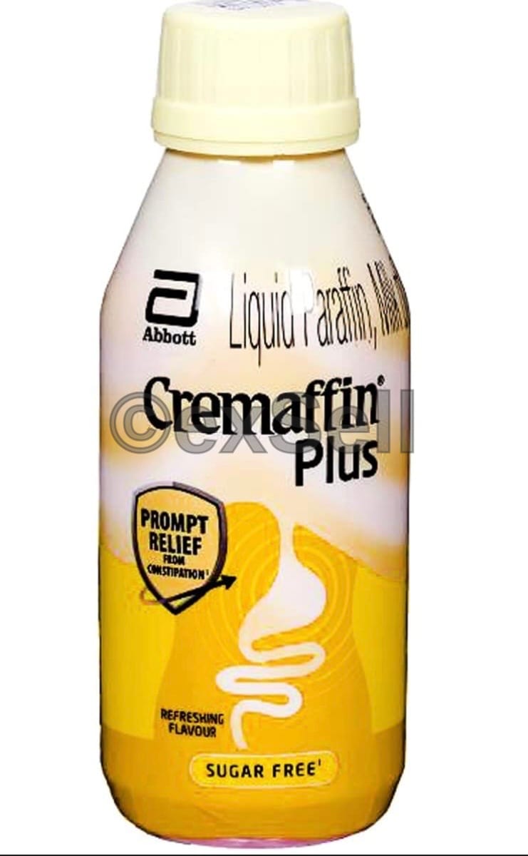 Cremaffin Plus Syrup Refreshing Sugar Free 3.33mg /1.25ml / 3.75ml Syrup – Sodium Picosulfate (3.33mg) + Liquid Paraffin (1.25ml) + Milk Of Magnesia (3.75ml)