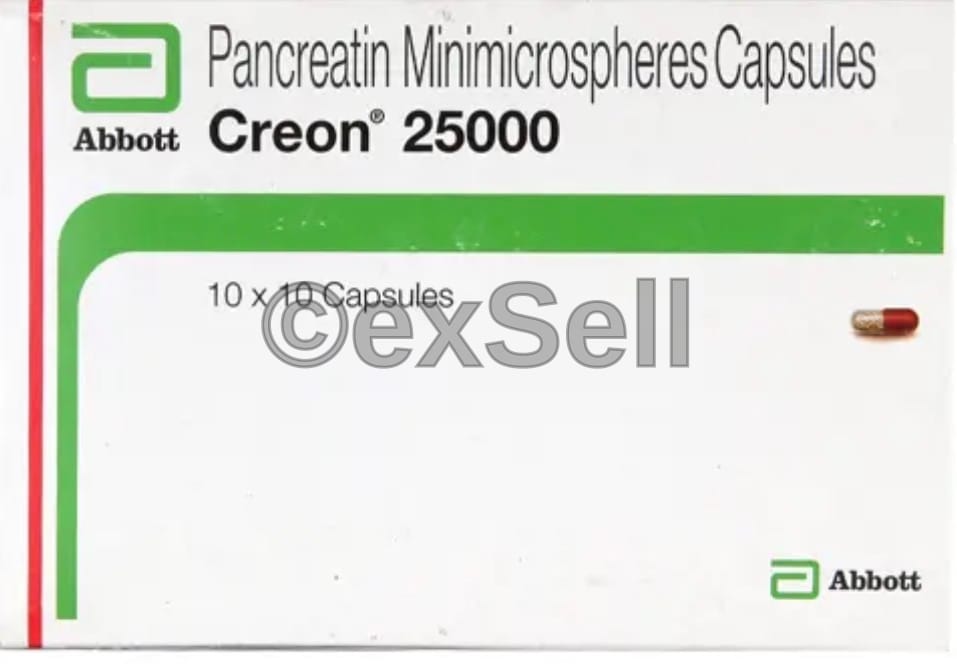 Creon 25000 Capsule 300mg Capsules – Pancreatin Minimicrospheres (300mg )