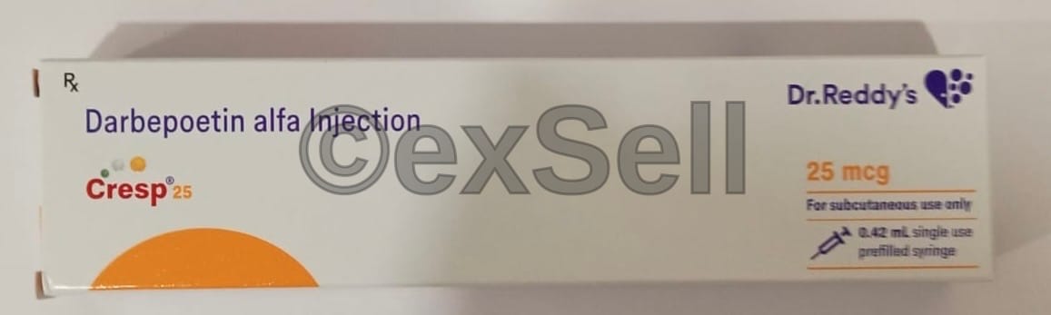 Cresp 25 Injection 25 Mcg Syringe – Darbepoetin alfa (25mcg)