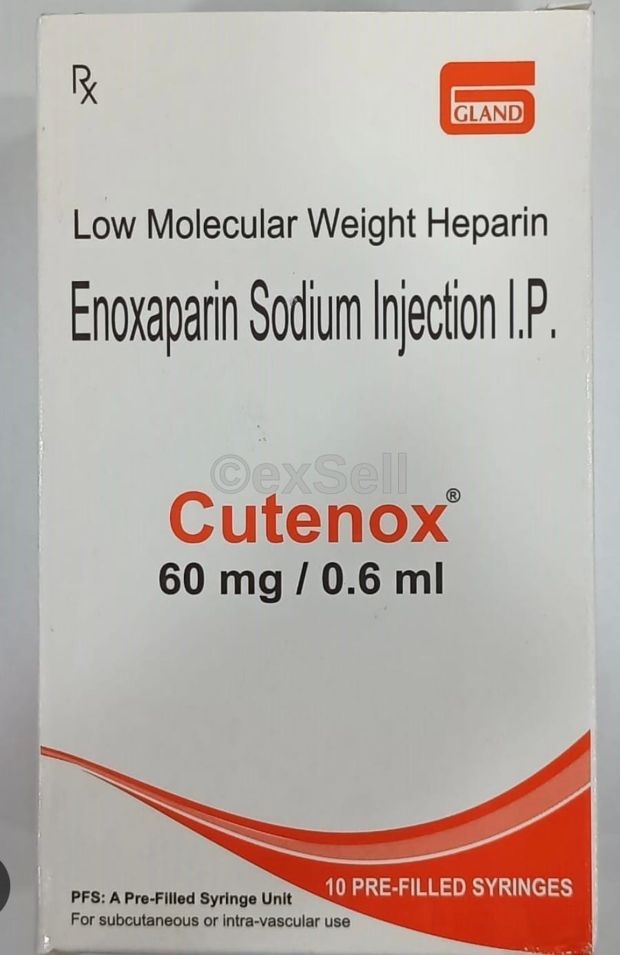 Cutenox 60mg Injection 60 mg Injection – Enoxaparin (60mg)