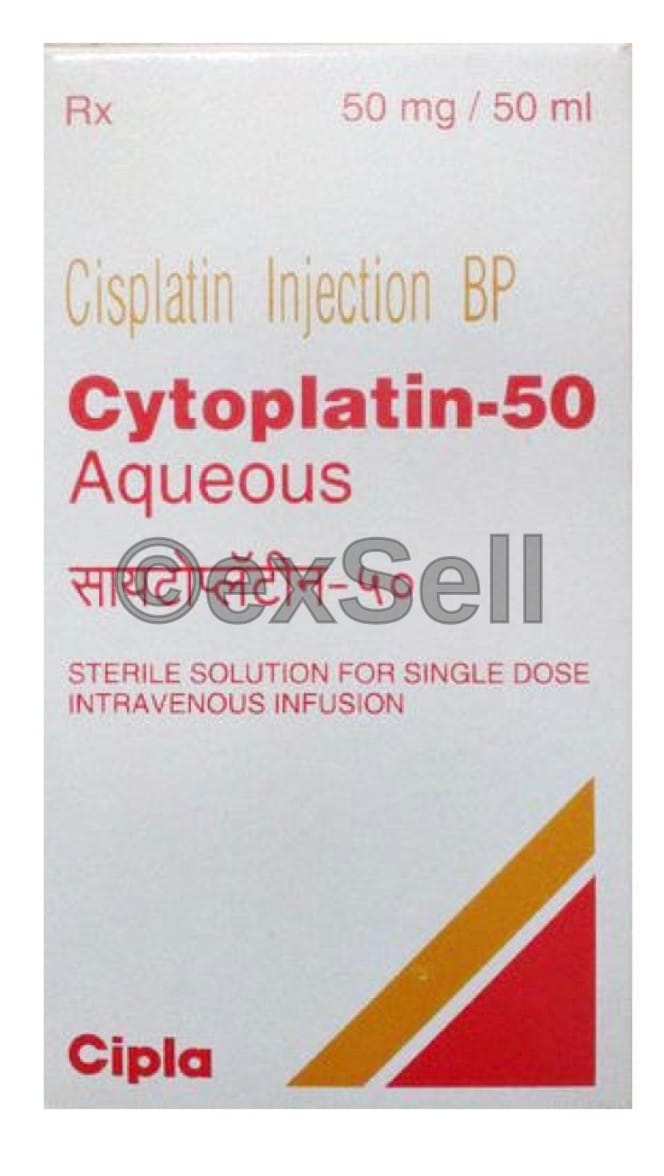 Cytoplatin 50mg Infusion 50mg Infusion – Cisplatin (50mg)