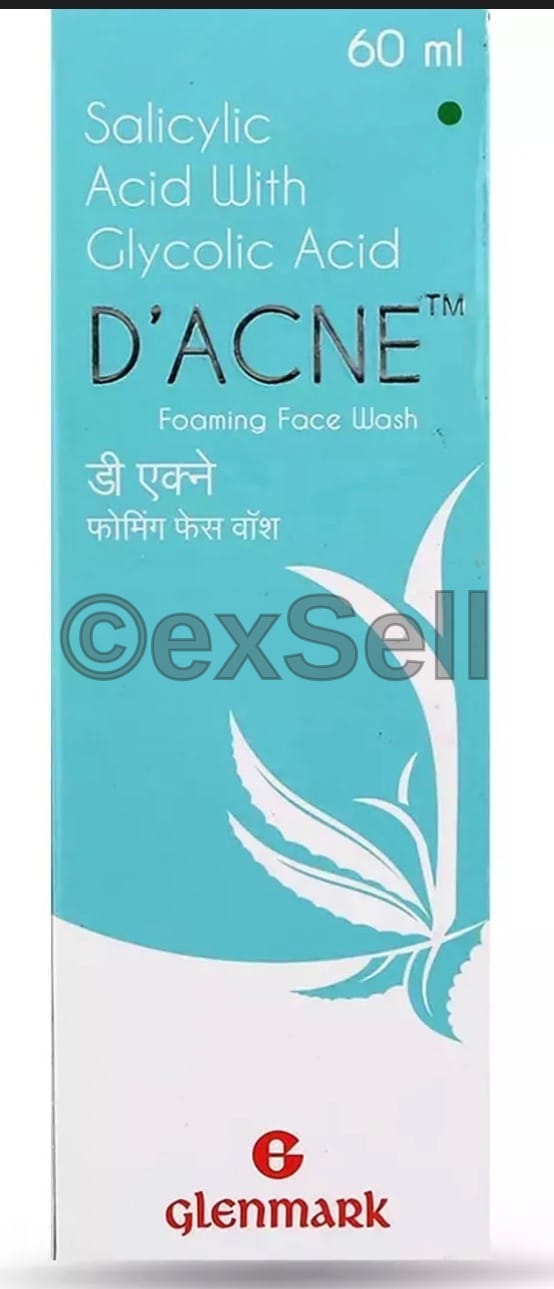 D Acne Foaming Face Wash 2% / 1% Foaming face wash – 2% salicylic acid and 1% glycolic acid