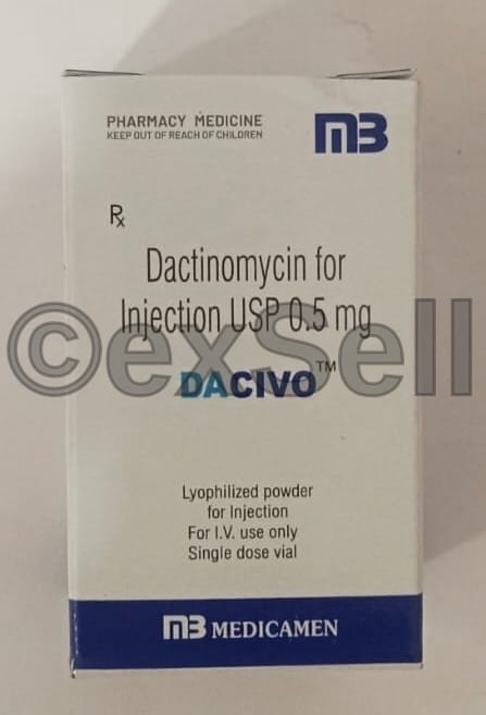 Dacivo Injection 0.5 mg Injection – Dactinomycin 0.5 mg