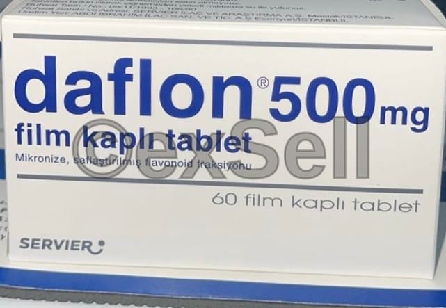 Daflon 500 mg Tablet (Diosmin (450mg) + Hesperidin (50mg)) 450mg + 50 mg Tablet – ExSell Laboratories