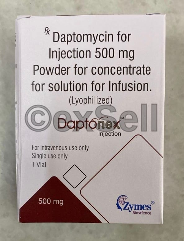 Daptonex 500mg Injection 500mg Vial – Daptomycin (500mg)