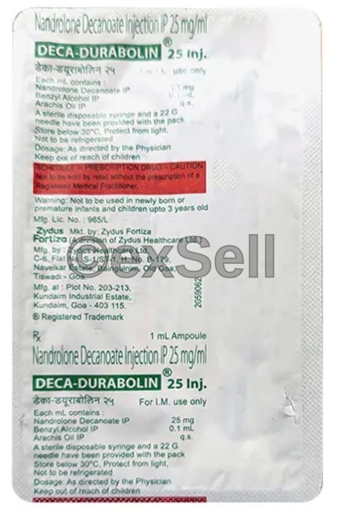 Deca-Durabolin 25mg Injection 25 mg Injection – Nandrolone Decanoate (25mg)