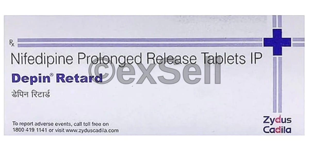 Depin Retard Tablet 20mg Tablet – Nifedipine (20mg)