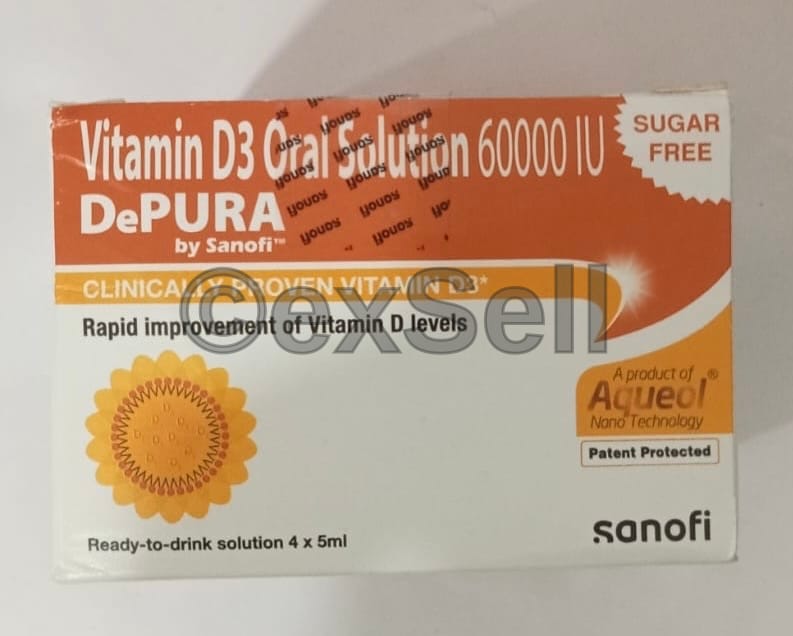 Depura 60000 IU Vitamin D3 Oral Solution 60000 IU Oral Solution – Cholecalciferol (Vitamin D3)