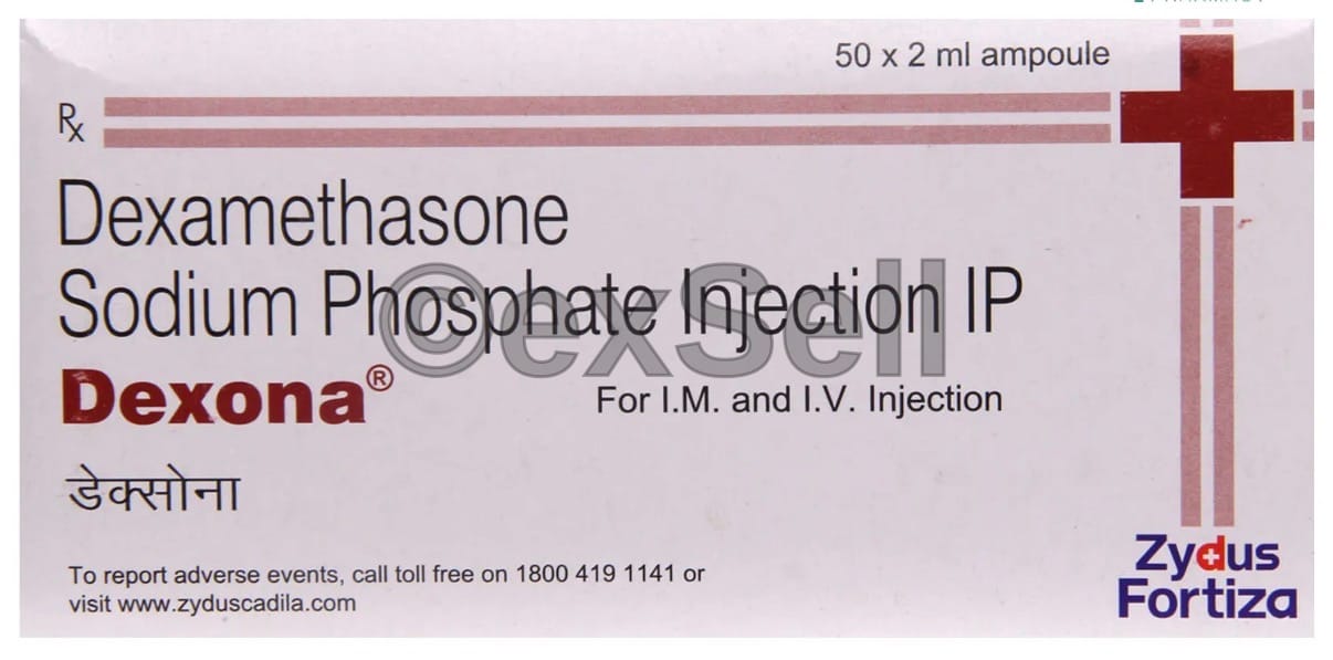 Dexona 4mg Injection 4mg Ampoules – Dexamethasone Sodium Phosphate (4mg)