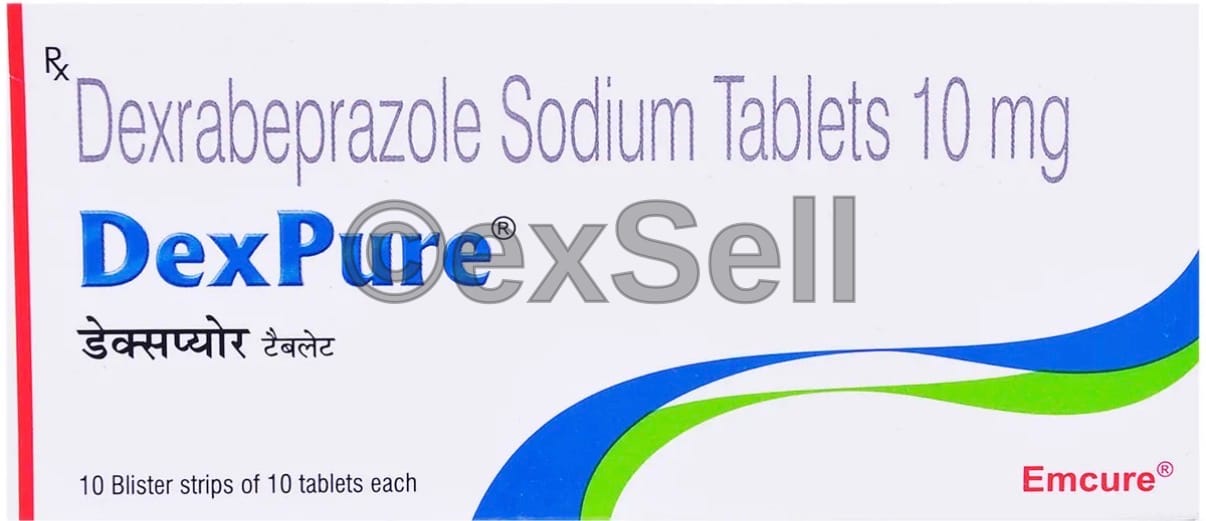Dexpure 10mg Tablet 10mg Tablet – Dexrabeprazole (10mg)