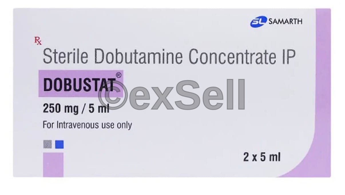Dobustat 250 mg Injection 25 mg Injection – Dobutamine -250mg