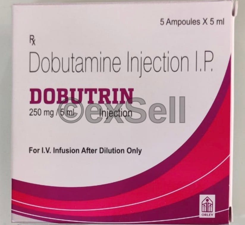 Dobutrin Injection 250mg/5ml Ampoule – Dobutamine (250mg/5ml)