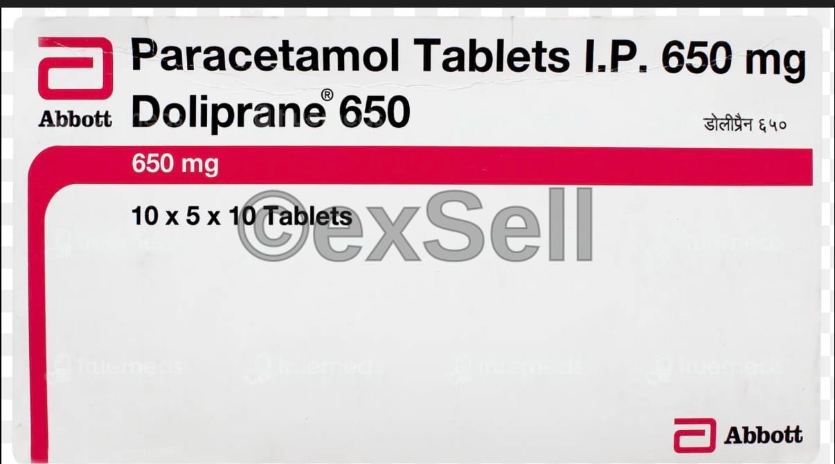 Doliprane 650mg Tablet 650 mg Tablet – Paracetamol (650mg)