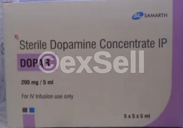 Dopar Injection 200mg/5ml Ampoule – Dopamine-200mg/5ml