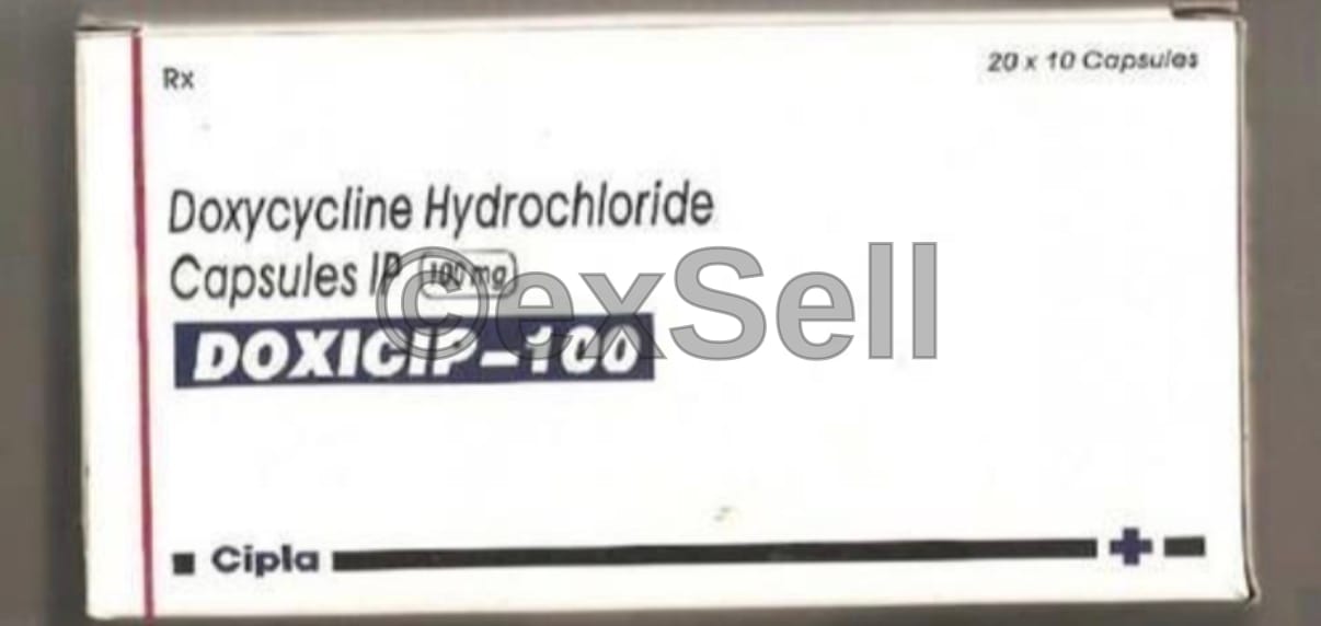 Doxicip 100mg Capsule 100mg Capsule – Doxycycline (100mg)