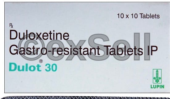 Dulot 30mg 30mg Capsule – Duloxetine Delayed Release (30mg)