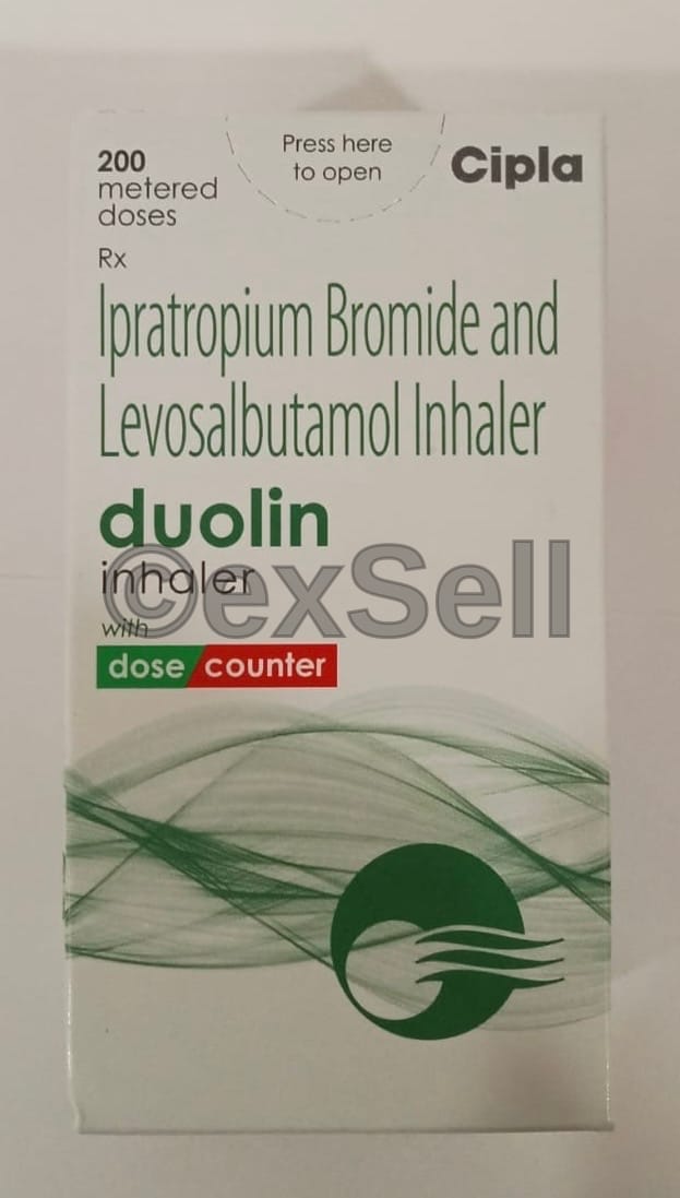 Duolin Inhaler 50mcg / 20mcg Inhaler – Levosalbutamol (50mcg) + Ipratropium (20mcg)