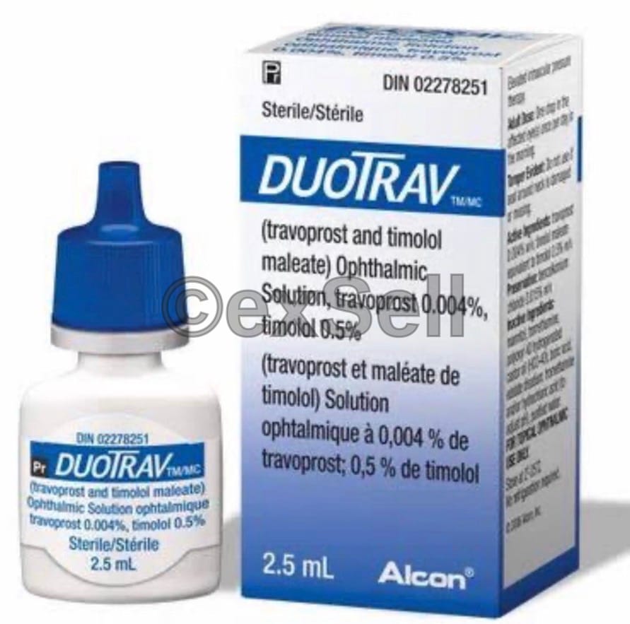 Duotrav Eye Drops 2.5Ml 40 mg/ 5 mg Eye Drop – Travoprost 40mg, Timolol maleate 5mg