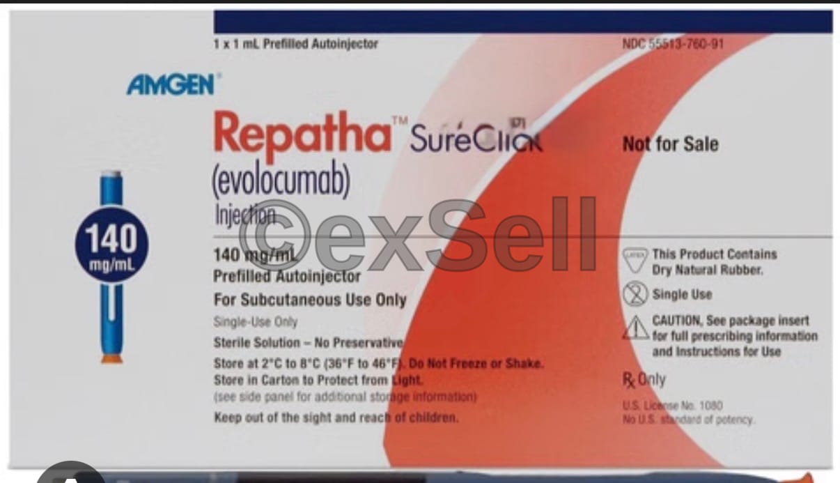 Repatha SureClick Injection 140 mg Injection – Evolocumab (140mg/ml)