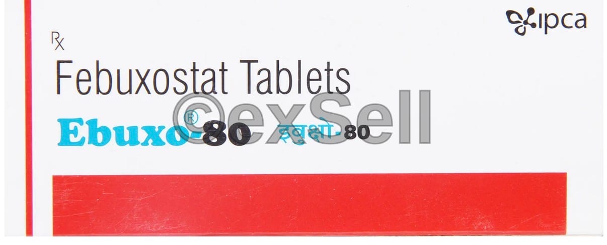 Ebuxo 80mg Tablet 80mg Tablet – Febuxostat (80mg)