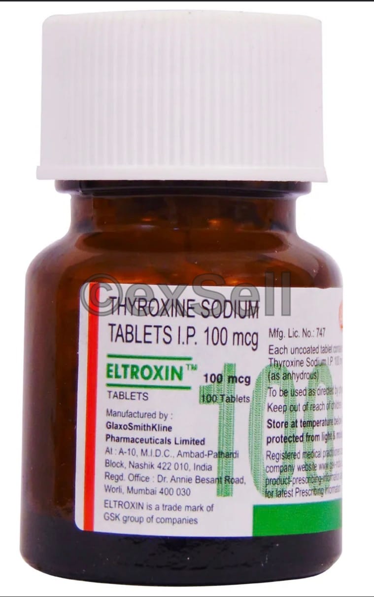 Eltroxin 100mcg Tablet 100mcg Tablet – Thyroxine (100mcg)